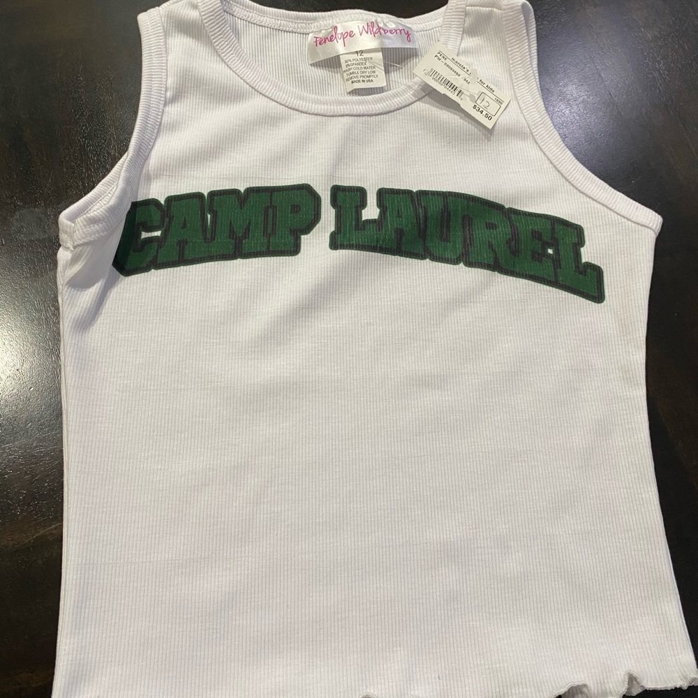 Camp Laurel Girls Tank Top Size 12